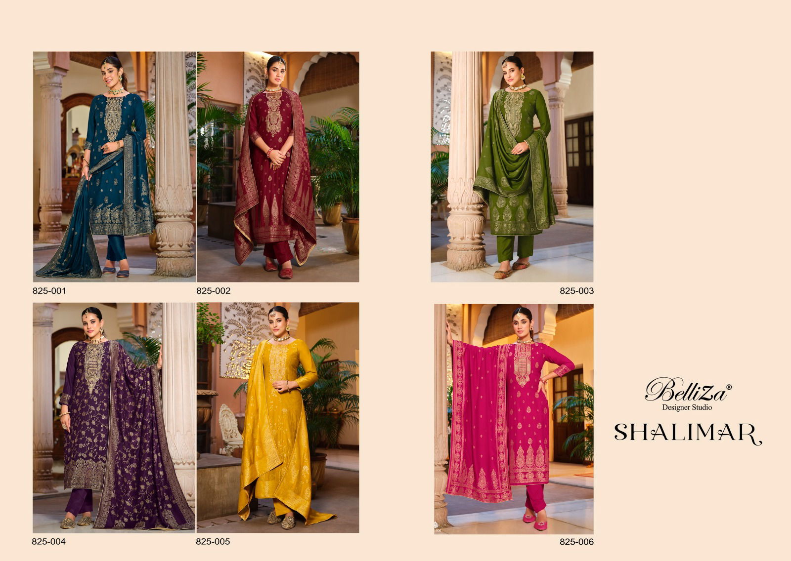 Shalimar By Belliza Viscose Pashmina Dress Material Catalog